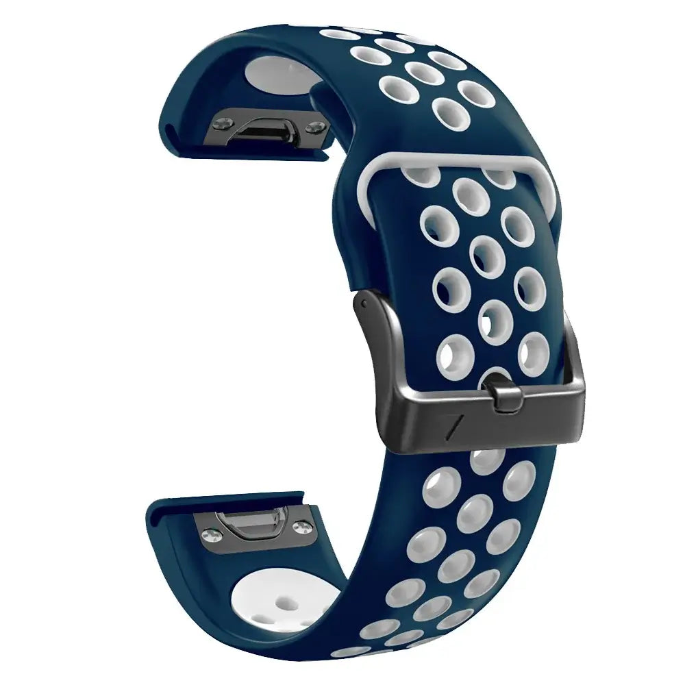 Atmungsaktives Silikonarmband für Smartwatches, QuickFit, Sportarmband, Uhrenarmband, 22 mm, 26 mm, Fitness, Training, Sport | Sansoti
