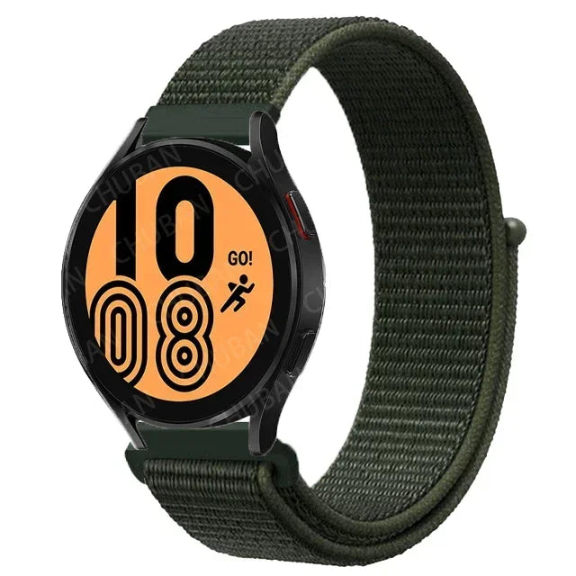 Nylonowy pasek sportowy do smartwatcha 20mm 22mm Oddychający Lekki Pasek typu Loop na nadgarstek Regulowany Trening Fitness | Sansoti