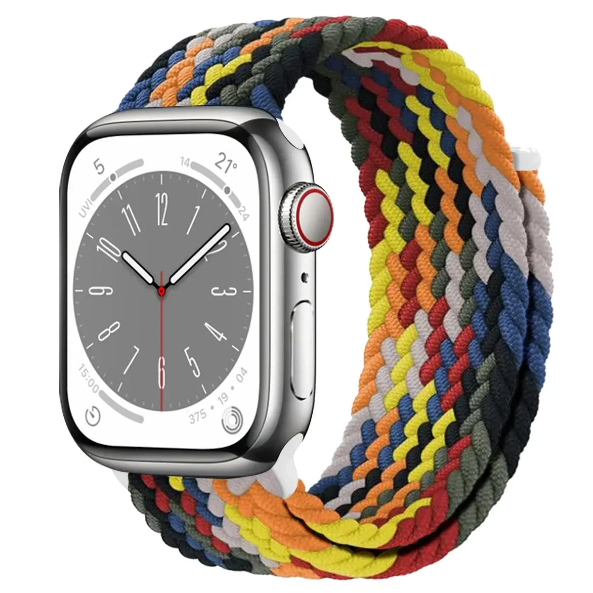 Bracelet de montre en nylon avec fermeture auto-agrippante, respirant et réglable, pour smartwatch et activités sportives | Sansoti