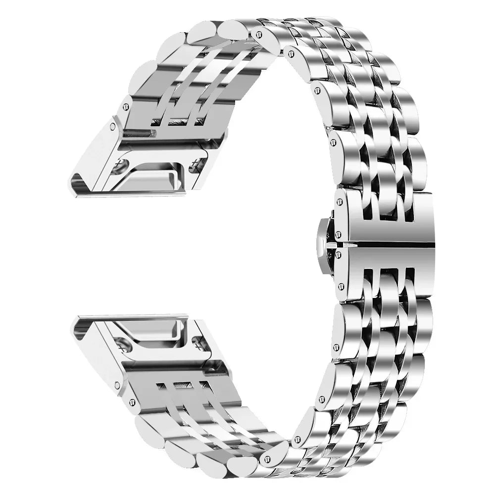 Bracelet de montre en acier inoxydable à maillons, métal, 20 mm 22 mm 26 mm, pour smartwatch, accessoire universel de remplacement | Sansoti