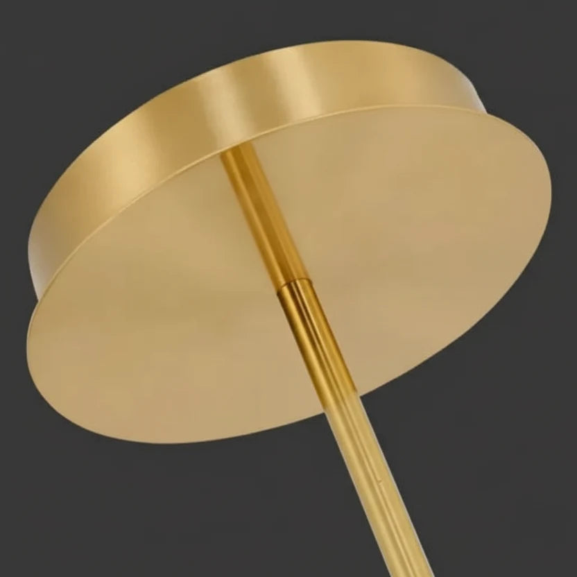 Liniowa lampa wisząca LED z aluminium, czarno-złota, 80-150 cm, nowoczesny design, do jadalni, sypialni i salonu | Sansoti