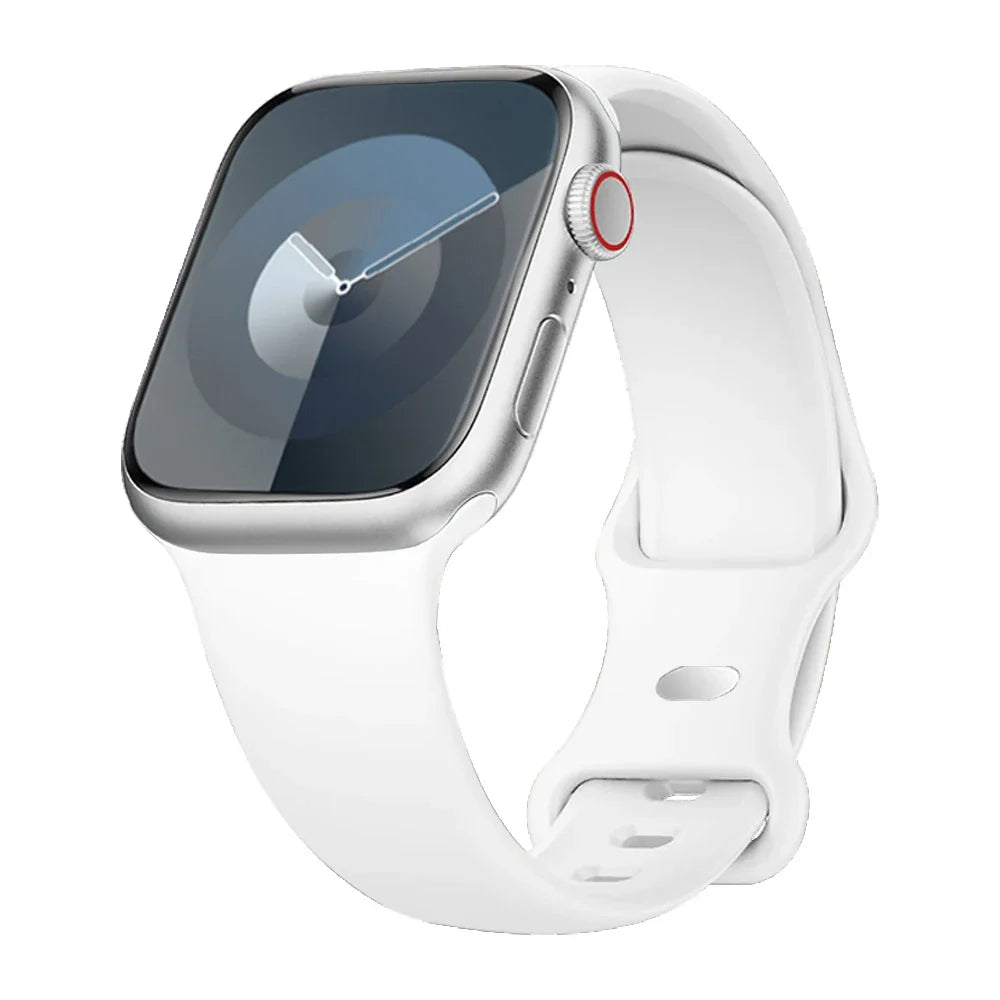 Bracelet de montre en silicone résistant à l’eau, bracelet de sport flexible 38-49 mm pour smartwatch, bracelet de poignet remplaçable et réglable | Sansoti