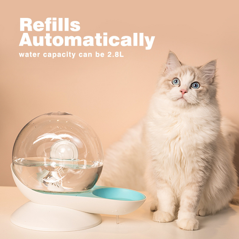 Automatische Drinkfontein 2.8L RVS Reservoir Katten Honden met Filtratie Stil Hydratatie voor Huisdieren | Sansoti