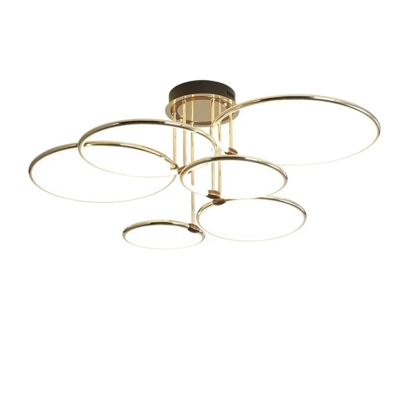 Restfield | LED-Ring-Deckenleuchte – Moderne Design-Deckenlampe (3–6 Ringe) – Dimmbar & Warm/Neutral/Kaltes Licht