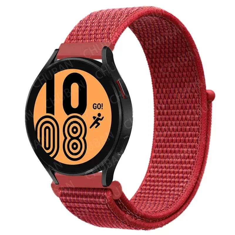 Nylonowy pasek sportowy do smartwatcha 20mm 22mm Oddychający Lekki Pasek typu Loop na nadgarstek Regulowany Trening Fitness | Sansoti