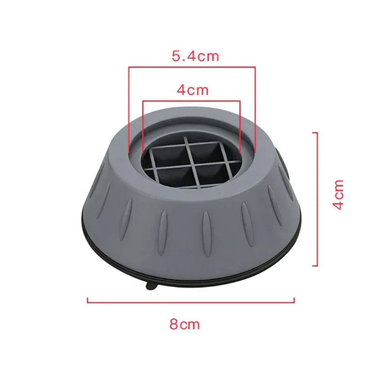 Tapis antivibrations pour lave-linge avec amortisseurs de vibrations, stabilisateurs pour appareils électroménagers lourds, protection du sol et surface antidérapante | Sansoti