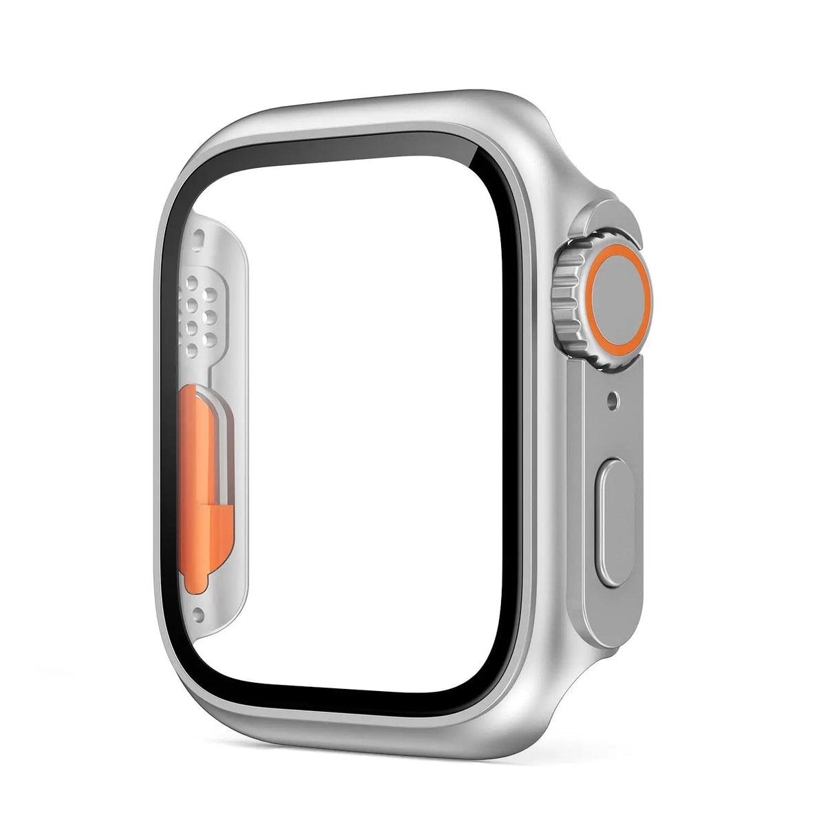 Schutzhülle aus gehärtetem Glas für Smartwatch 41-45 mm Displayschutz Kratzfestes Zubehör | Sansoti