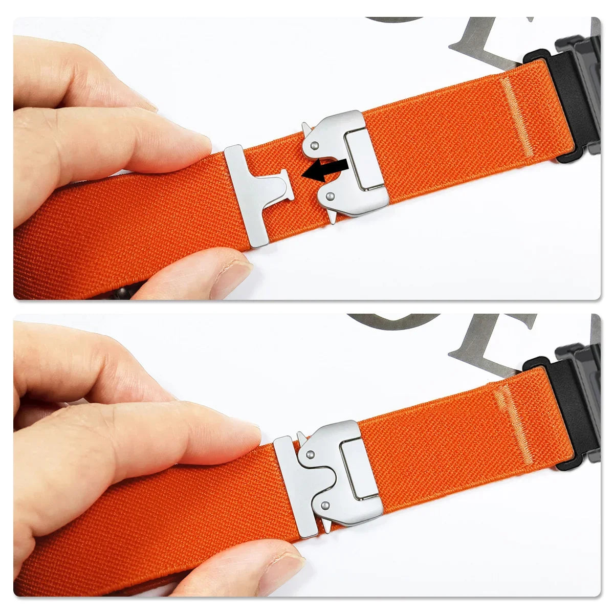 Nylon-Smartwatch-Armband 22–26 mm im Militärdesign, verstellbar, unisex, sportlich, universell kompatibel | Sansoti