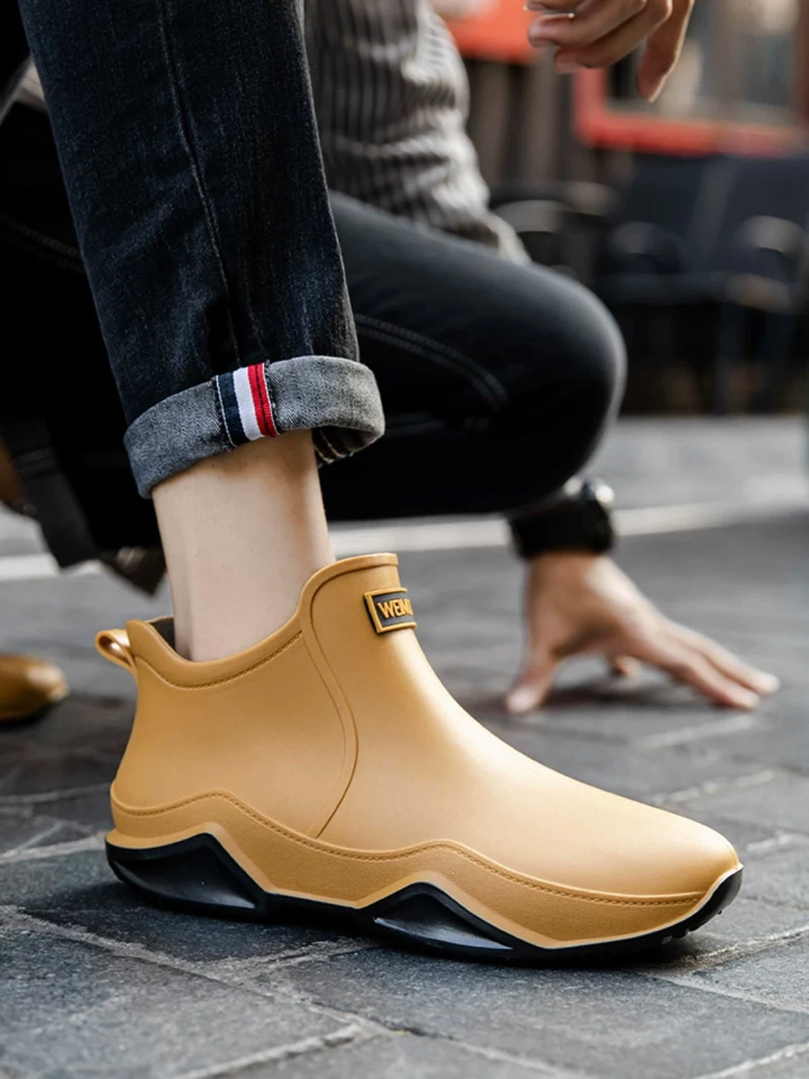 Waterdichte Enkellaarzen PVC Unisex Antislip Regenbescherming Keuken Tuin Outdoor Vier Seizoenen Comfort | Sansoti