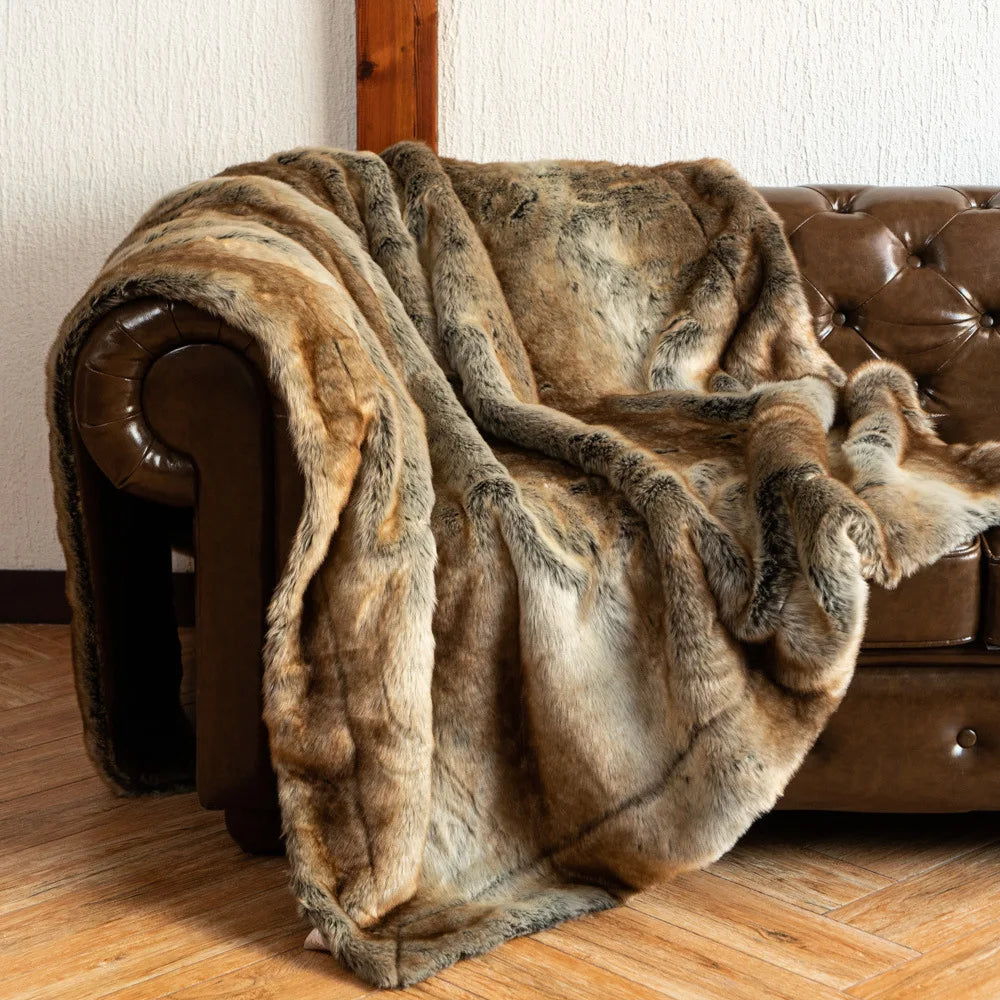 Luxe Nepbont Plaid - Zacht & Warm Sierkleed voor Bank of Bed | Sansoti