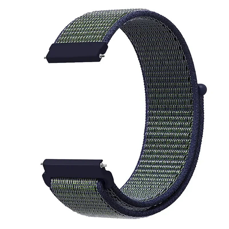 Verstellbares Nylon-Sportarmband für Smartwatches, 20 mm, 22 mm, atmungsaktives Armband, Sportuhr, leicht, Fitness | Sansoti