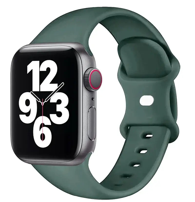 Bracelet de smartwatch en silicone, résistant à l’eau et flexible, bracelet sport doux pour une utilisation quotidienne active | Sansoti