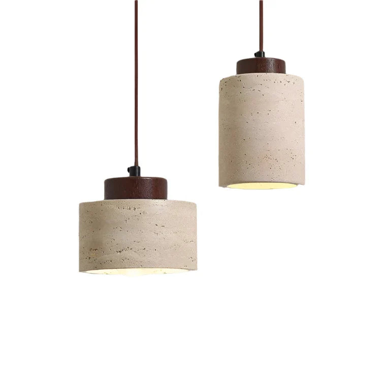 Wandleuchte Marmor Alabaster Rund LED 3000K Travertin Nordic Design | Restfield
