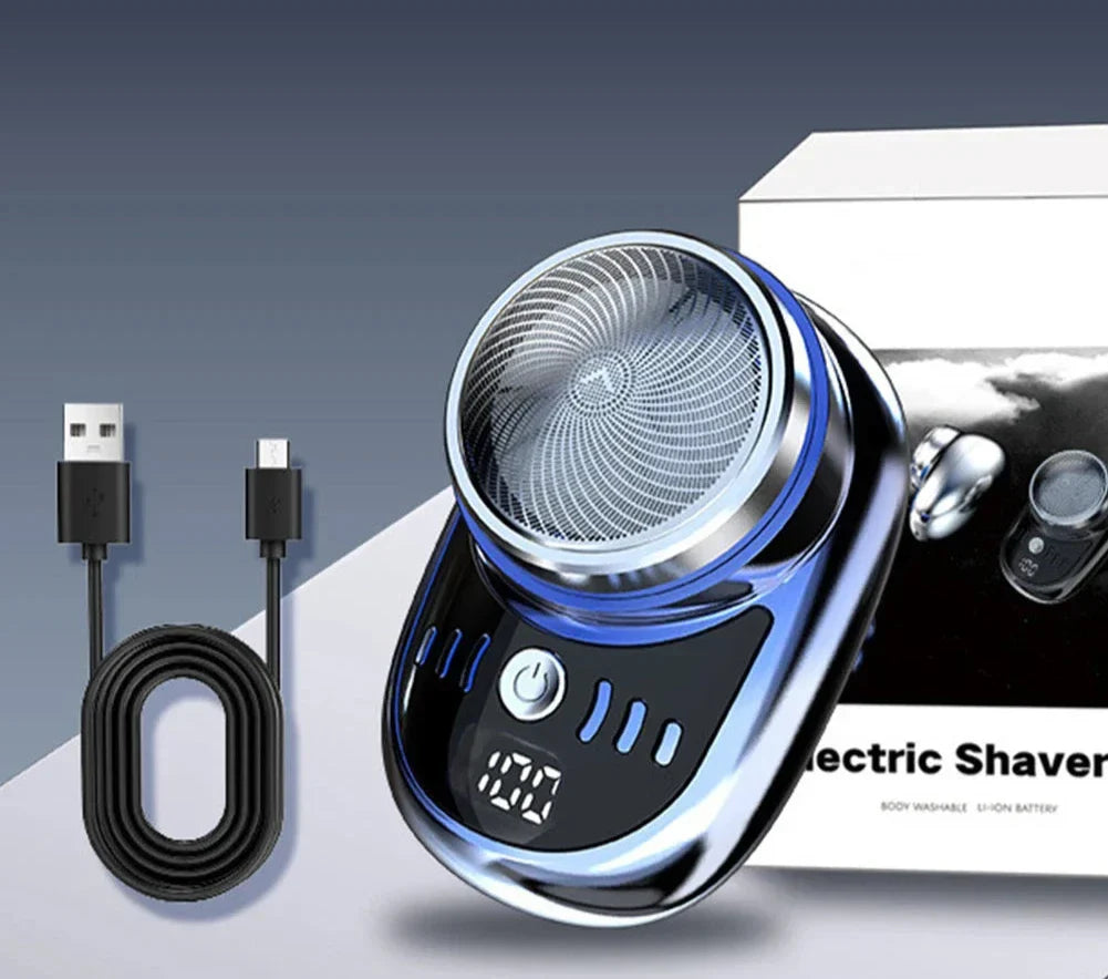 Compacte Oplaadbare Scheerapparaat USB Mini Draadloos Digitaal Display Afneembare Scheermes voor Reizen Mannen | Sansoti