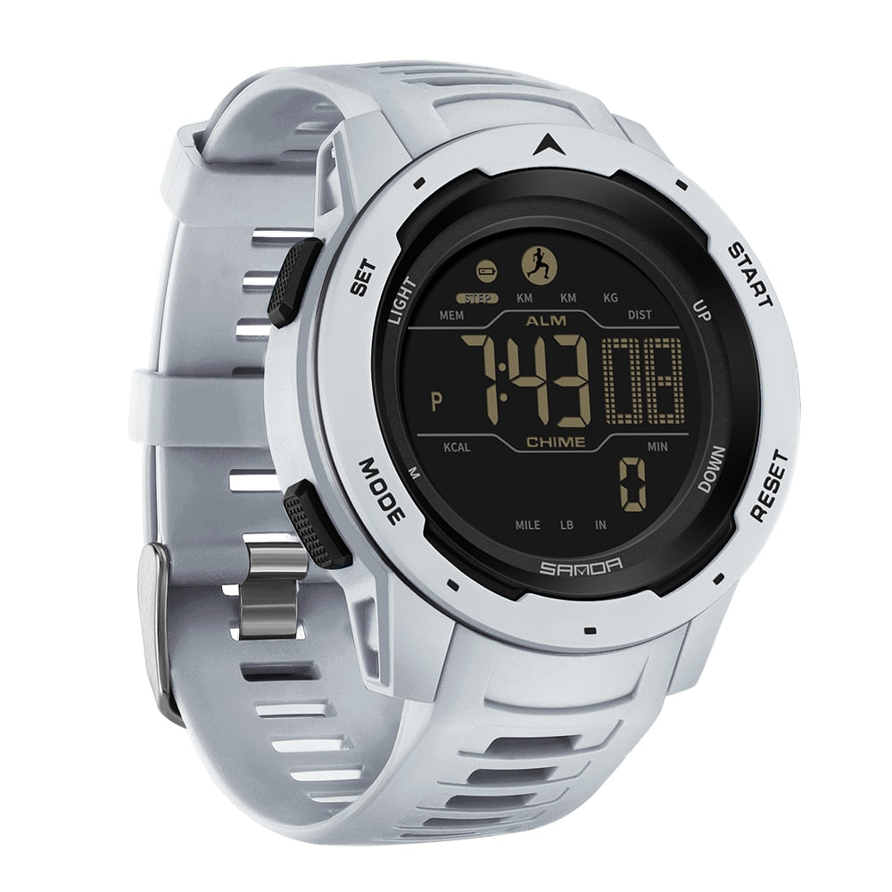 Digitaal Sporthorloge met Stappenteller – Waterbestendig Outdoorhorloge 5 Bar Waterdicht | Sansoti