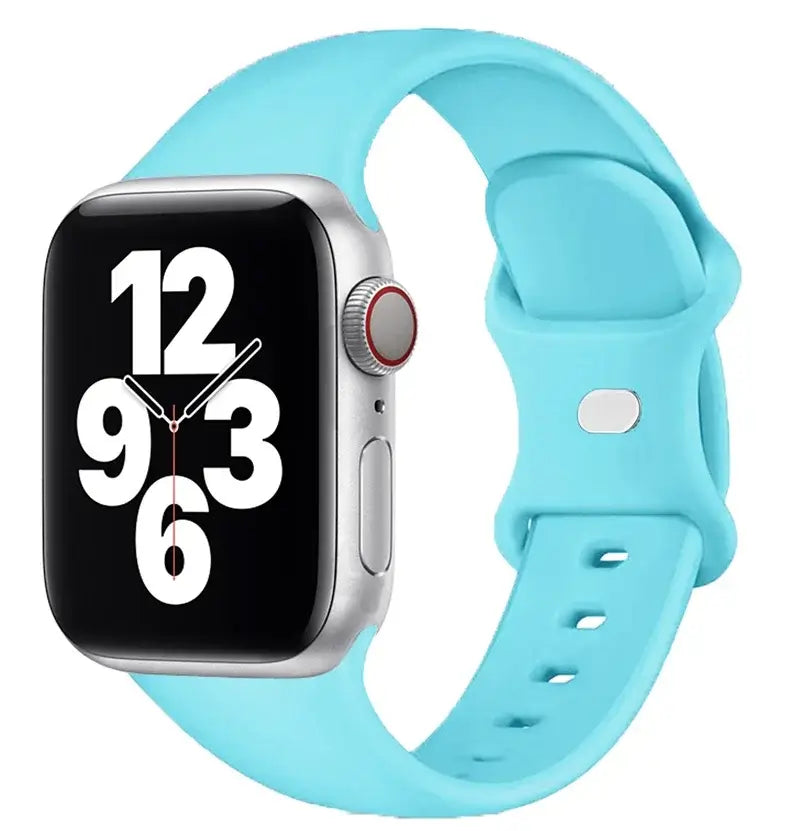 Bracelet de smartwatch en silicone, résistant à l’eau et flexible, bracelet sport doux pour une utilisation quotidienne active | Sansoti
