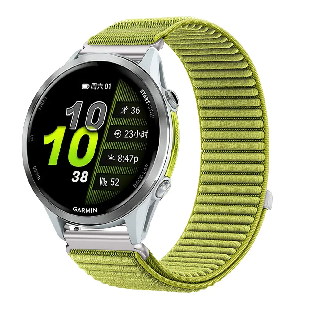 Nylon-Smartwatch-Armband, 21 cm, verstellbar, atmungsaktiv, sportlich, für Sportuhren, 20 mm, 22 mm, Unisex-Armband | Sansoti