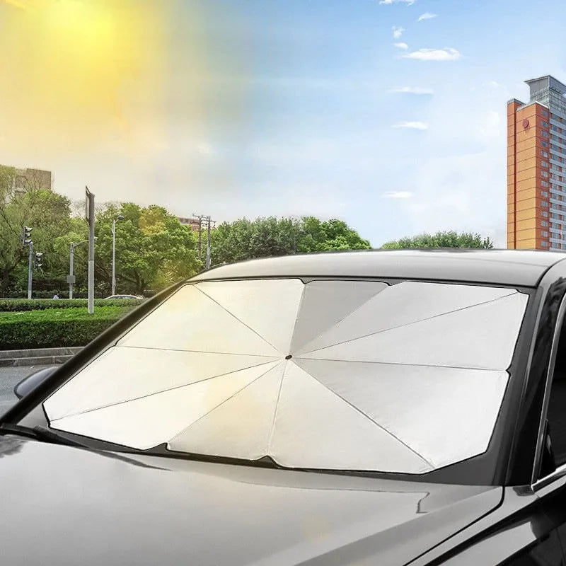 Opvouwbare Voorruit Zonwering Auto Parasol UV Bescherming Zonnescherm Warmte Reflectie Compacte Opslag | Sansoti