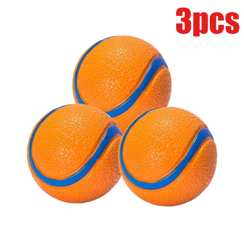 Balle rebondissante pour chiens Jouet en caoutchouc Entraînement au jeu actif Petit Grand Chiot Résistante à la mastication Durable | Sansoti