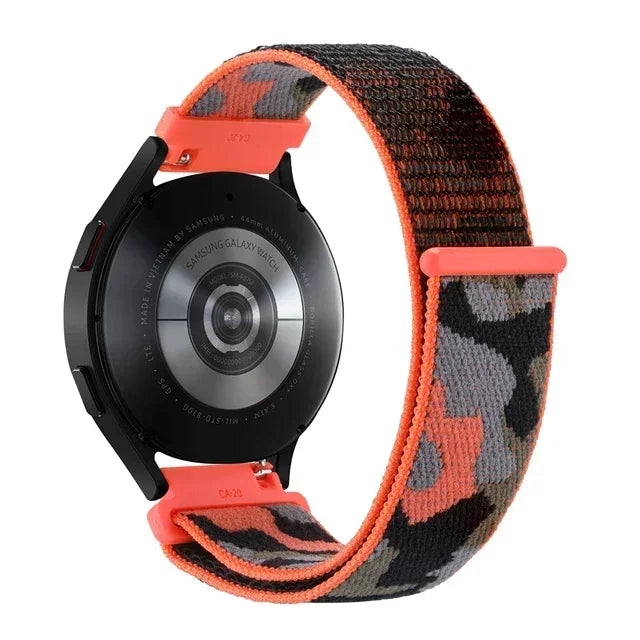 Verstellbares Nylon-Sportarmband für Smartwatches, 20 mm, 22 mm, atmungsaktives Armband, Sportuhr, leicht, Fitness | Sansoti