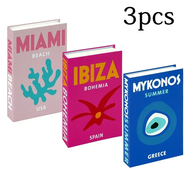Décoration table basse Ensemble de 3 livres Design pliable Table basse style | Restfield