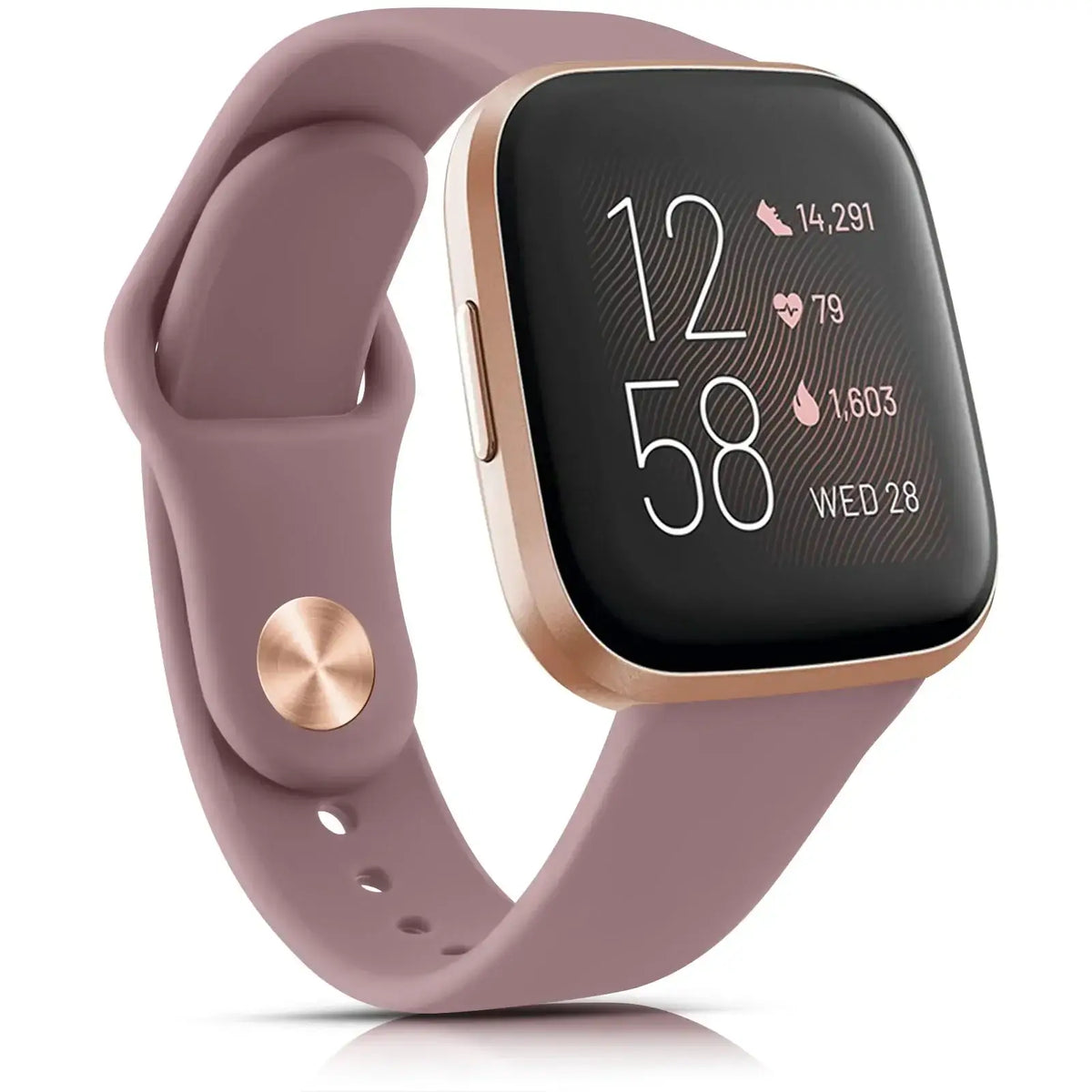 Wasserbeständiges, verstellbares Silikon-Smartwatch-Armband, Sportuhr-Armband, kompatibel mit Fitbit, aktiv | Sansoti