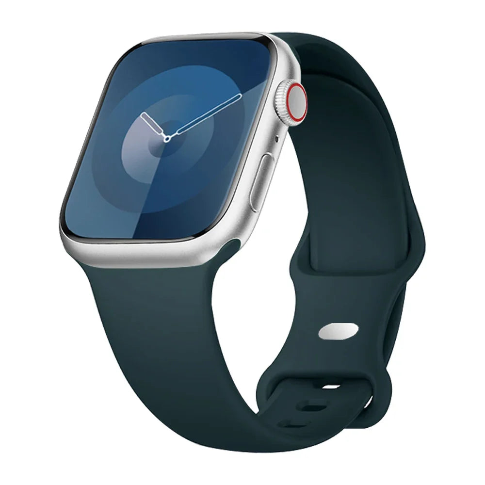 Bracelet de montre en silicone résistant à l’eau, bracelet de sport flexible 38-49 mm pour smartwatch, bracelet de poignet remplaçable et réglable | Sansoti