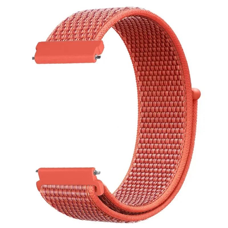 Verstellbares Nylon-Sportarmband für Smartwatches, 20 mm, 22 mm, atmungsaktives Armband, Sportuhr, leicht, Fitness | Sansoti
