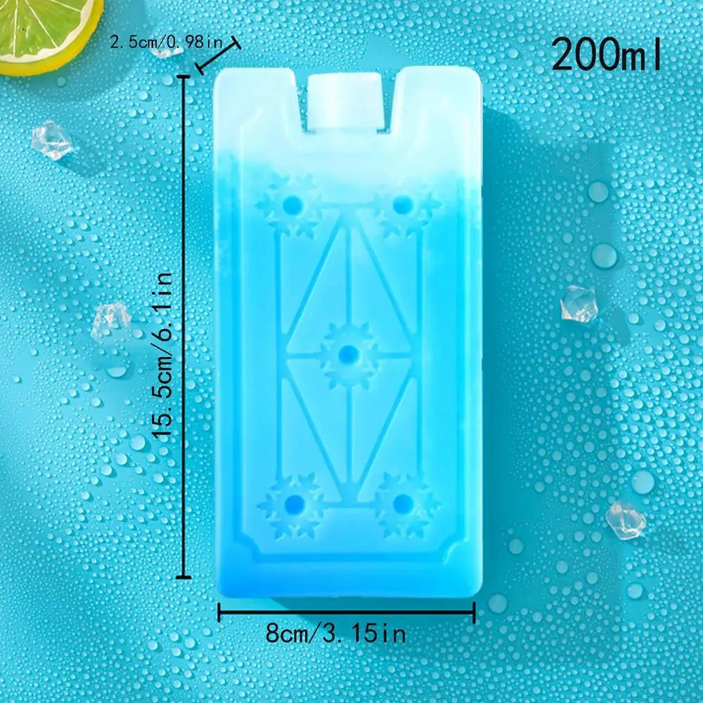 Accumulateur de froid rectangulaire réutilisable pour sac isotherme, pique-nique, camping et activités de plein air - Glacé longue durée | Sansoti