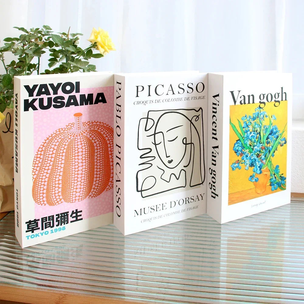 Décoration table basse Ensemble de 3 livres Design pliable Table basse style | Restfield