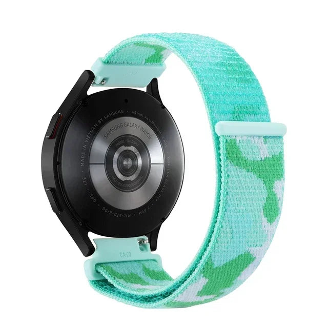 Verstellbares Nylon-Sportarmband für Smartwatches, 20 mm, 22 mm, atmungsaktives Armband, Sportuhr, leicht, Fitness | Sansoti