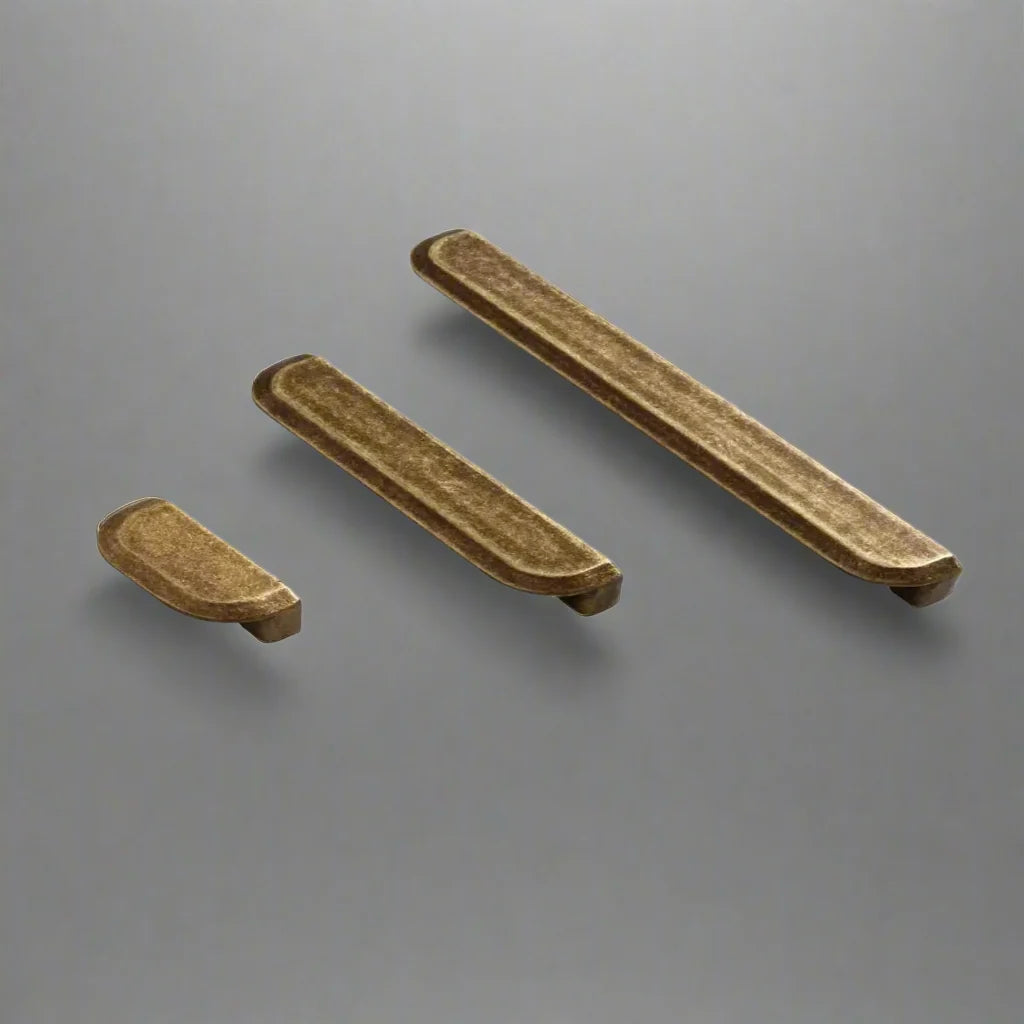 Antiker Möbelgriff in Bronze aus Zinklegierung, Vintage-Griff für Schrank, Schublade, Kommode, Küche und Wohnzimmermöbel | Sansoti