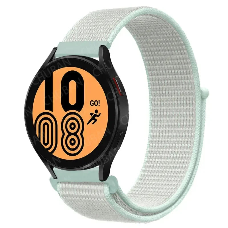 Nylonowy pasek sportowy do smartwatcha 20mm 22mm Oddychający Lekki Pasek typu Loop na nadgarstek Regulowany Trening Fitness | Sansoti