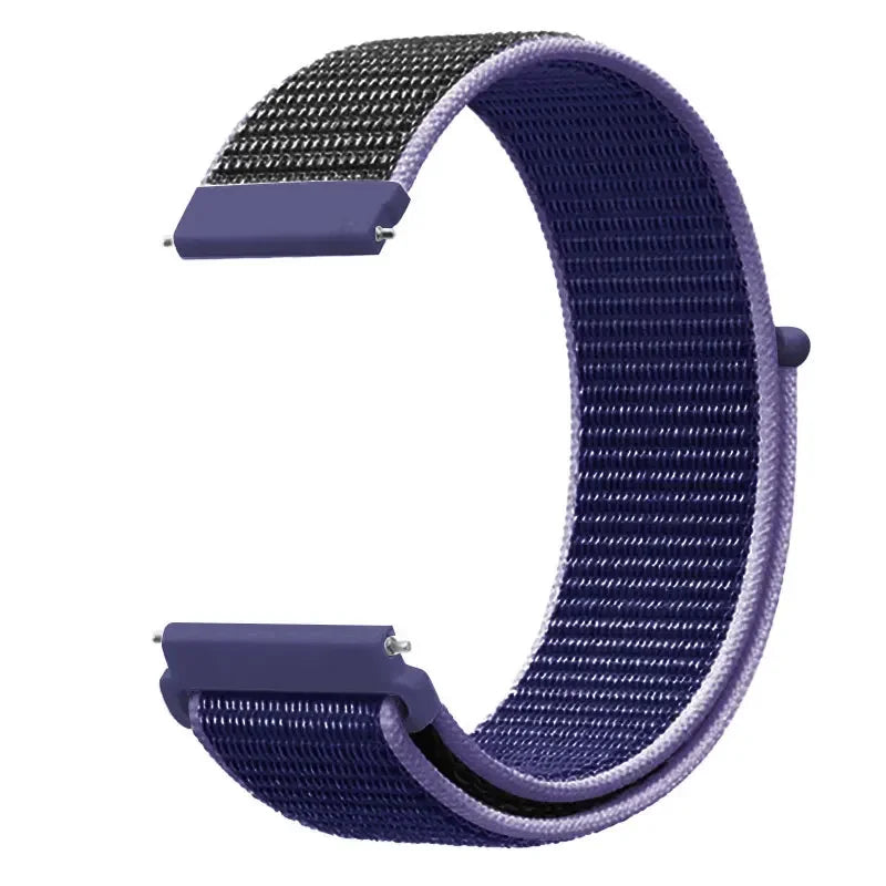Verstellbares Nylon-Sportarmband für Smartwatches, 20 mm, 22 mm, atmungsaktives Armband, Sportuhr, leicht, Fitness | Sansoti