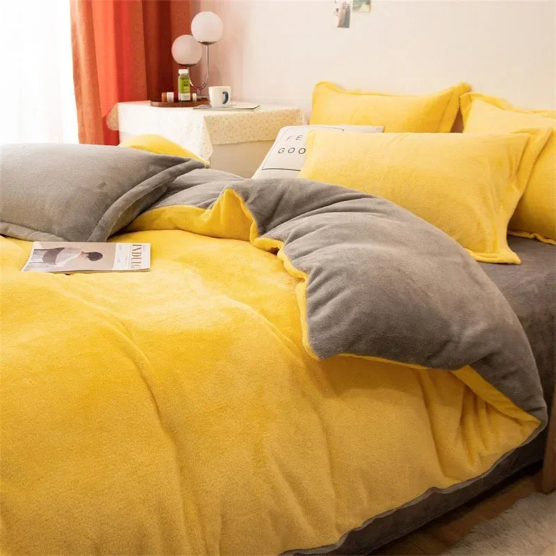 Restfield Flanell Bettbezug Grau – Extra Warm & Weich
