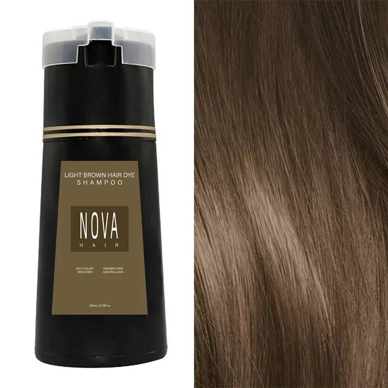 Kleurshampoo 200 ml voor Natuurlijk Uitziend Haar – Snelle Verzorging en Kleur in Één Stap | Sansoti