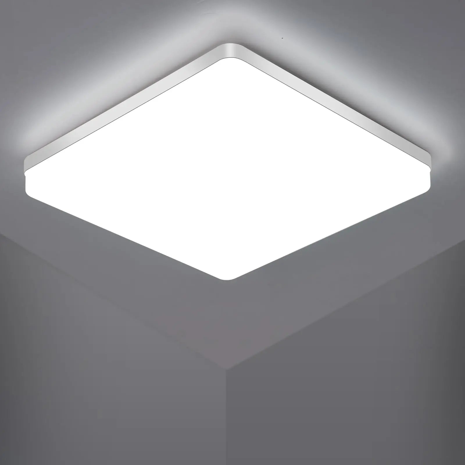 Badlampe Decke LED Quadratisch 48W 6500K IP44 5400LM | Restfield