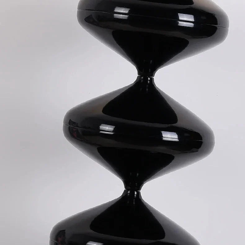 Staande Vloerlamp Crème Glas Kalebas Vorm LED Bauhaus Sculptuur Woonkamer Slaapkamer Hoekverlichting | Sansoti