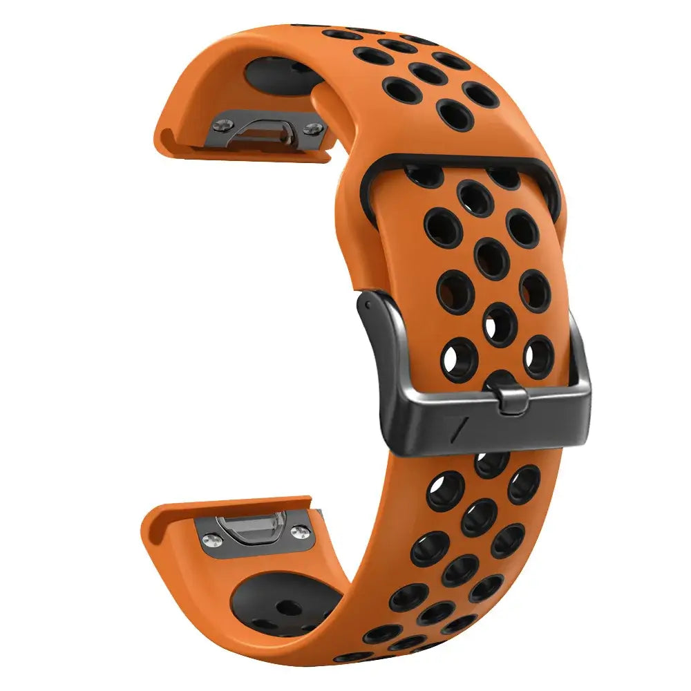 Atmungsaktives Silikonarmband für Smartwatches, QuickFit, Sportarmband, Uhrenarmband, 22 mm, 26 mm, Fitness, Training, Sport | Sansoti
