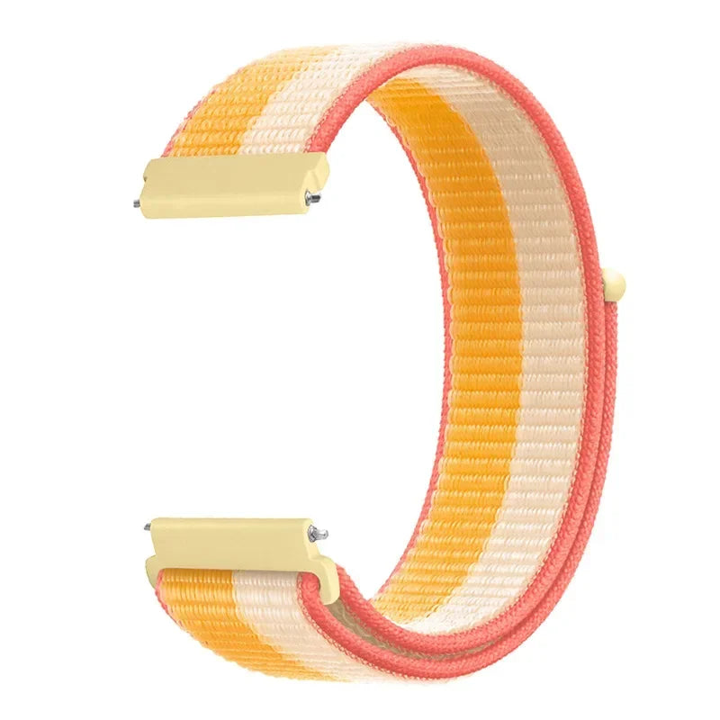 Verstellbares Nylon-Sportarmband für Smartwatches, 20 mm, 22 mm, atmungsaktives Armband, Sportuhr, leicht, Fitness | Sansoti