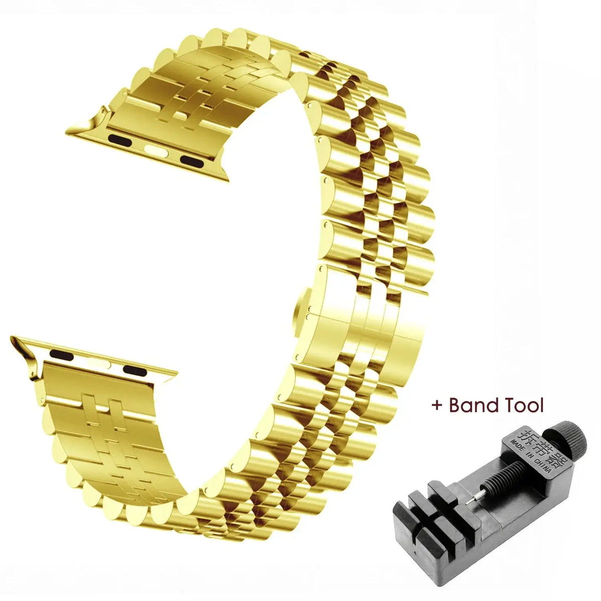 Verstellbares Smartwatch-Armband aus Edelstahl, Metallarmband, universelles elegantes Design, Uhrenarmband | Sansoti