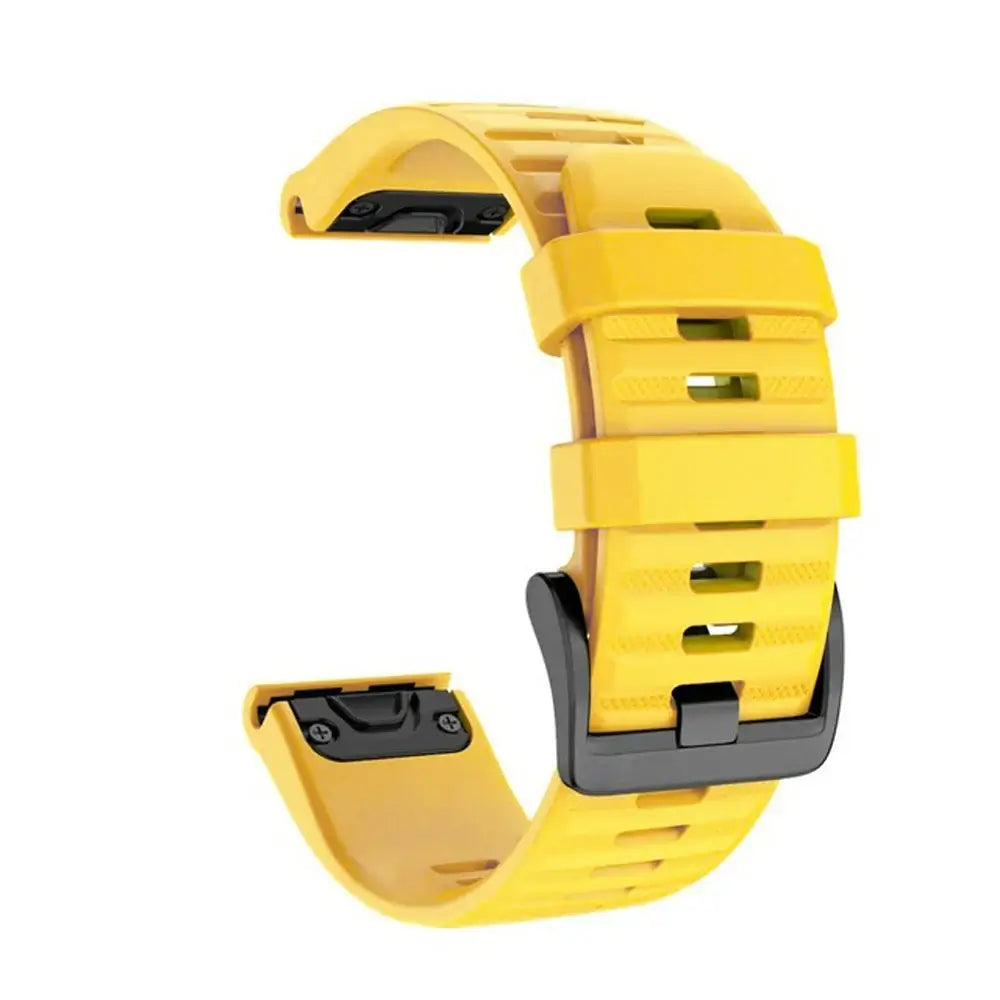 Sportliches Silikon-Uhrenarmband QuickFit Wechselbares Armband für Smartwatch-Fitness 20 mm 22 mm 26 mm | Sansoti