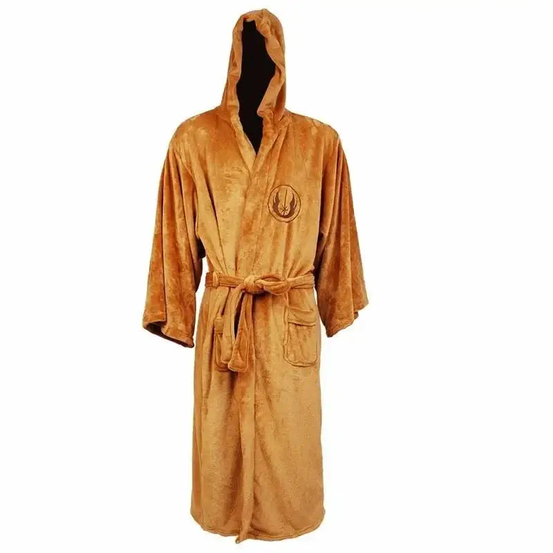 Flanellen Ochtendjas Heren met Capuchon – Zachte Warme Homewear Loungejas voor Koude Winteravonden en Ontspanning | Sansoti