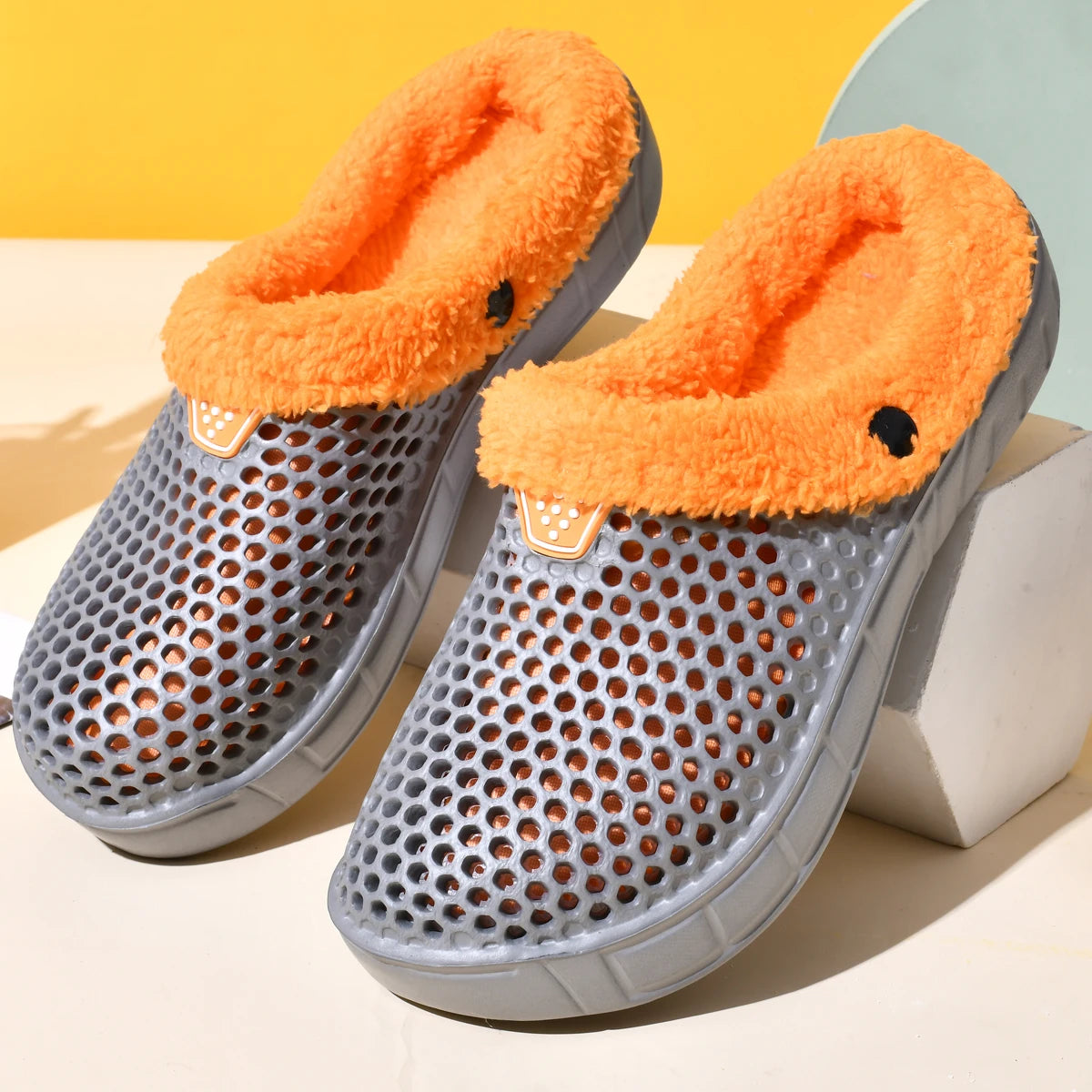 Gevoerde Muiltjes Eva Binnenhuis Warmte Winterpantoffels Dames Heren Unisex Comfortslippers Antislip | Sansoti