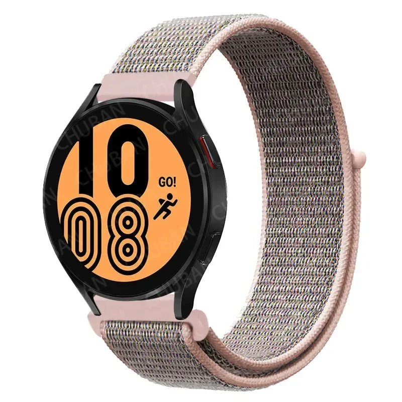 Nylonowy pasek sportowy do smartwatcha 20mm 22mm Oddychający Lekki Pasek typu Loop na nadgarstek Regulowany Trening Fitness | Sansoti