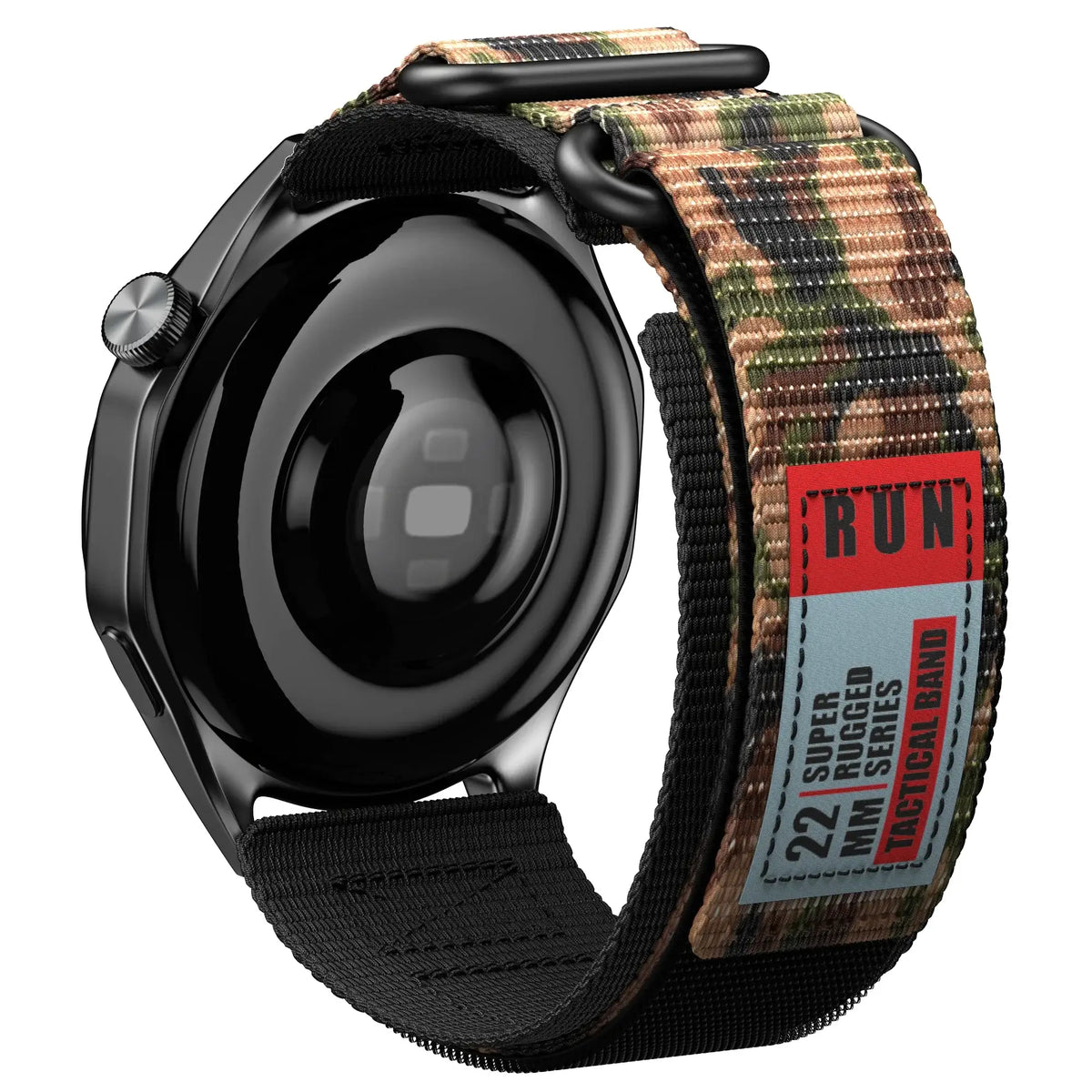 Nylonowy pasek do smartwatcha z rzepem Regulowany 20mm 22mm Sportowy Oddychający Pasek na nadgarstek do biegania Fitness | Sansoti