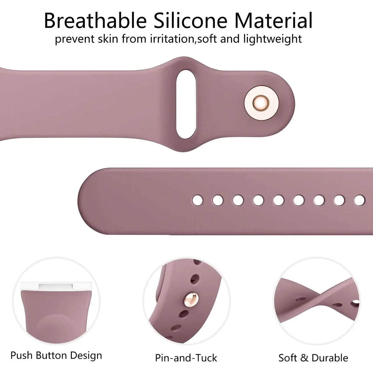 Wasserbeständiges, verstellbares Silikon-Smartwatch-Armband, Sportuhr-Armband, kompatibel mit Fitbit, aktiv | Sansoti