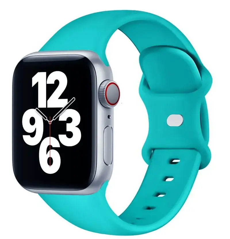 Bracelet de smartwatch en silicone, résistant à l’eau et flexible, bracelet sport doux pour une utilisation quotidienne active | Sansoti