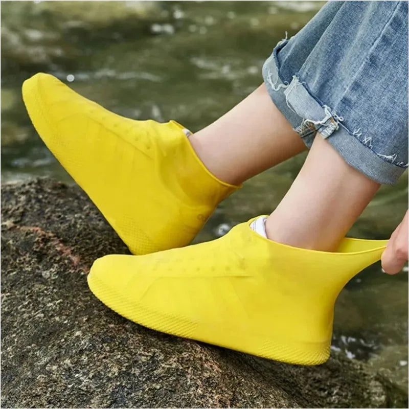 Herbruikbare Overschoenen Siliconen Waterdicht Antislip Regenbescherming Wandelen Fietsen Outdoor Schoeisel | Sansoti