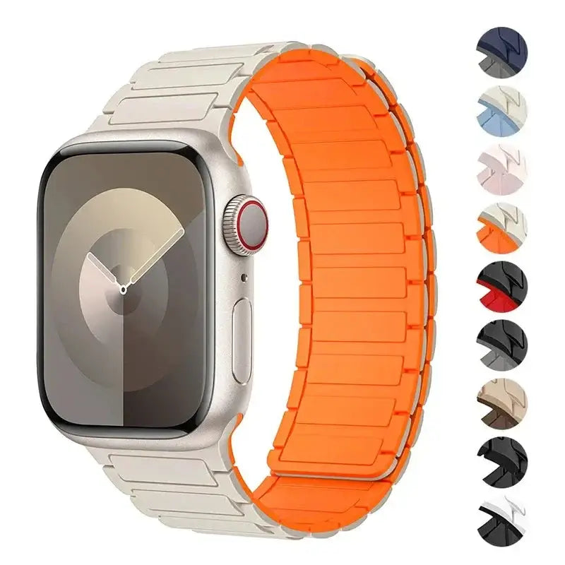 Silikonarmband für Smartwatches, bequem, leicht, sportlich und stilvoll für Alltag und Sport | Sansoti